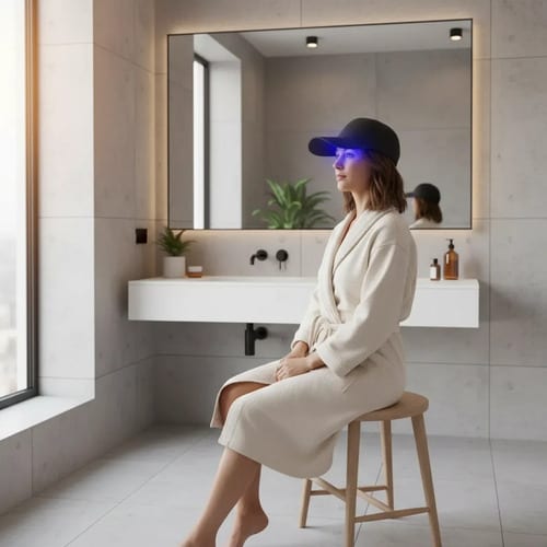 Gorro Luz Led Estimulador Cabello Pelo 660nm 850nm — fotografía 4 de 7
