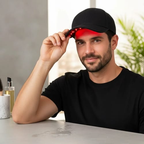 Gorro Luz Led Estimulador Cabello Pelo 660nm 850nm — fotografía 6 de 7