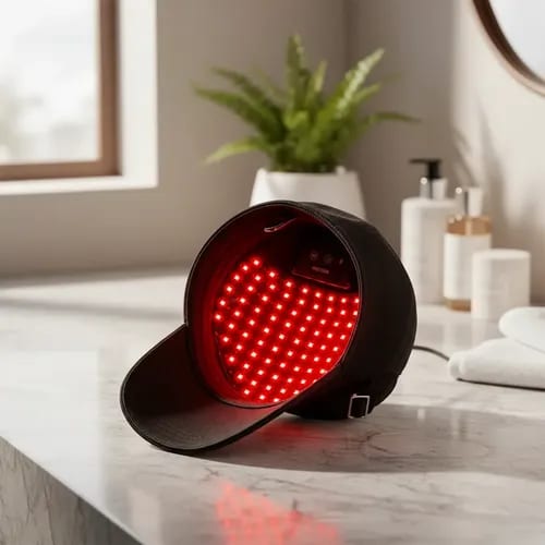 Gorro Luz Led Estimulador Cabello Pelo 660nm 850nm — fotografía 7 de 7