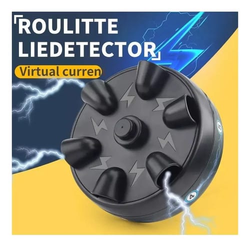 Juego Ruleta Detector De Mentiras Descarga Electrica 6 Dedos Negro — fotografía 3 de 5