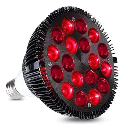 Lámpara De Terapia De Luz Roja E Infrarroja Para Aliviar El Dolor Y Cuidado De La Piel Rojo — fotografía 1 de 7