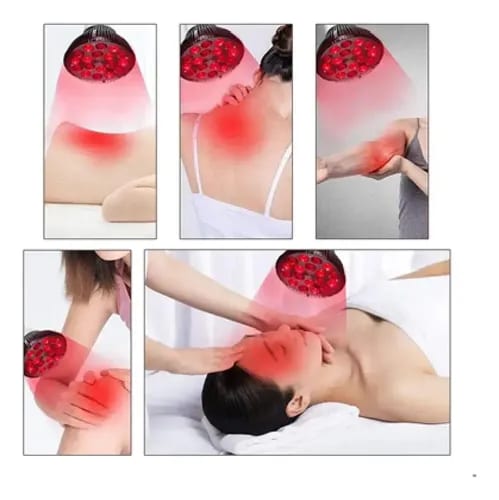Lámpara Terapia Infrarroja 660/850nm Fototerapia Alivio Dolo Rojo — fotografía 6 de 6